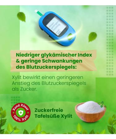 Premium Xylitol Birch Sugar 2kg | 40% Fewer Calories | Vegan & Tooth-Friendly | Sweetens 1:1 Like Sugar - Buy Online on GoSupps.com