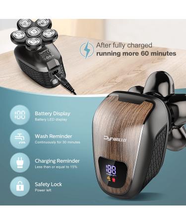 Dynabliss 6 in 1 Electric Head Shaver for Men & Women - Multifunctional Grooming Kit, Cordless & USB Rechargeable - Buy Online on GoSupps.com