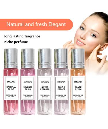 Lunoon Perfume Oil Set 5 Fragrances 0.35oz each Original Scent (1*PCS) Black Opium 0.02 Fl Oz (Pack of 50) - Buy Online on GoSupps.com