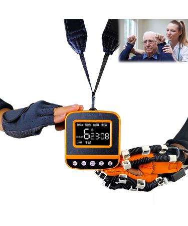 ZZBB Exoskeleton Manual Training Finger Orthoses Finger Orthoses Hand Stroke Hemiplegia Rehabilitation Training Equipment Yellow One Size