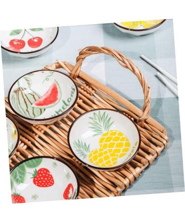 OUNONA 3pcs Mini Dip Plates Sauce Dishes Side Dish Serving Bowls Snack Plates Small Bowls Cute Kitchen Accessories Soy Sauce Bowls Cereal Bowl Dipping Sauce Bowl Ceramics Micro-Wave Oven - Buy Online on GoSupps.com