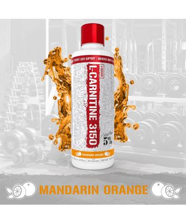 Buy 5% Nutrition Rich Piana Liquid L-Carnitine 3150 - Premium 4 Source Blend + GBB Mandarin Orange - International Shipping Available - Buy Online on GoSupps.com