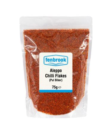Aleppo Pepper Chilli Flakes 75g (Pul Biber) by Fenbrook