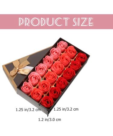 FOMIYES 1 Box Rose Soap Bath Soap Rose Flower Layout Soap Flowers Flower Soap Decoration Party Soap Flower Party Artificial Soap Flower Fragrance Miss Red - Buy Online on GoSupps.com
