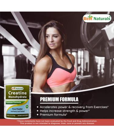 Best Naturals Creatine Monohydrate 1 Lb Pure Powder (1 LB (Pack of 2)) - Buy Online on GoSupps.com