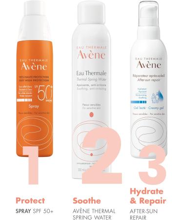 Avene 3 Milk Solar Spray Protection SPF50+ | Water-Repellent Sunscreen | 200ml - Buy Online for Global Shipping - Buy Online on GoSupps.com