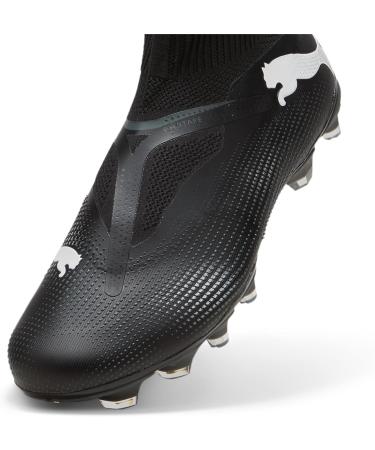 PUMA Men's Future 7 Match+ LL FG/AG Soccer Shoe - 40 EU | Black & White | International Shipping Available - Buy Online on GoSupps.com