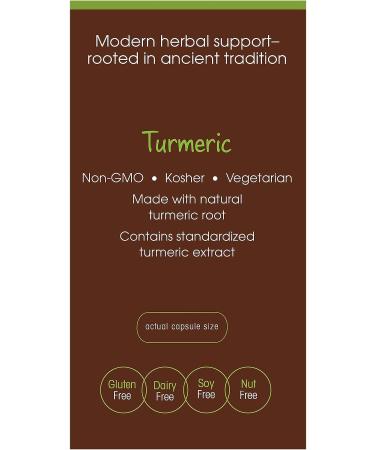 Turmeric with Non-GMO Indian Turmeric Root - Joint Mobility & Cellular Health Support (120 Vegetarian Capsules) - Buy Online on GoSupps.com