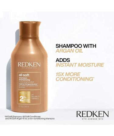 Redken All Soft Trio: Shampoo, Conditioner, and Heavy Cream Treatment for Dry/Brittle Hair - Buy Online on GoSupps.com
