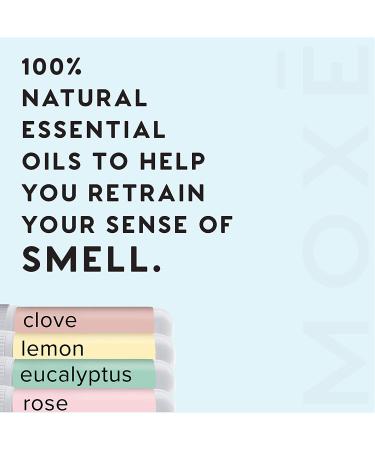 MOXE Smell Training Kit: Olfactory Regeneration with 4 Essential Oils - Made in USA | Natural Therapy for Smell Loss - Buy Online on GoSupps.com