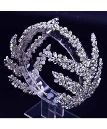 Eiaork Rhinestone Wedding Headband for Bride & Bridesmaids - Silver Hair Accessories - Buy Online on GoSupps.com
