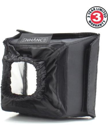 ENHANCE Camera Light Diffuser Softbox for Speedlites | Foldable Universal Design | Compatible with Neewer, Altura, Canon, Nikon and More - Buy Online on GoSupps.com
