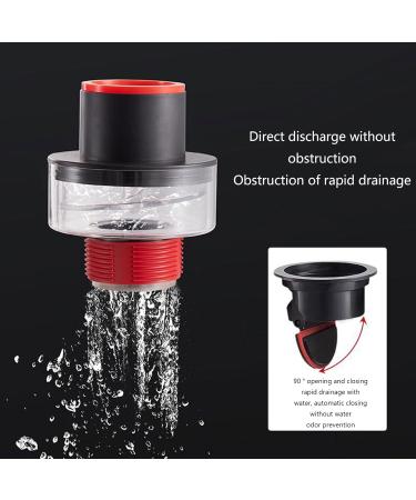 Antiodor Sealing Cover Washing Machines Seal Rings Sewer Drain Deodorant Cover Backflow Preventer Sewer Drain Deodorant Cover Bathroom Easy Installation - Buy Online on GoSupps.com