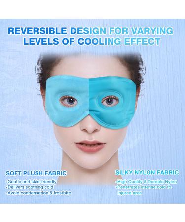 Dukuseek Reusable Gel Cooling Eye Mask for Puffy Eyes | Hot Cold Therapy for Migraine Headache, Dark Circles, Dry Eyes | Sinus Pain Relief | Ice Eye Mask - Buy Online on GoSupps.com