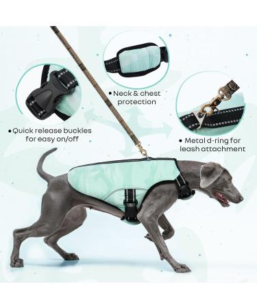 Buy Dog Cooling Vest - Adjustable & Suctionable Jacket for Hot Weather | XXL Green - Perfect for All Breeds - Buy Online on GoSupps.com