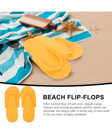 YARNOW 36 Pairs Disposable Foam Slippers - Anti-Slip Pedicure Sandals for Spa & Beach - Buy Online on GoSupps.com