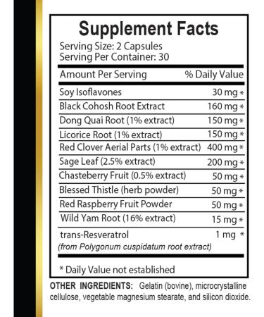 OLANTA TRADE SOLUTION Women's Support - Menopause Supplements Dong quai | Estrogen Support for Women | Menopause Pills Hot Flashes Night Sweats - 2 Bottles 120 Capsules - Buy Online on GoSupps.com