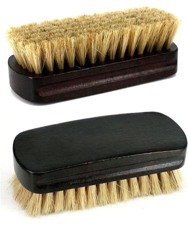 Shoe Brush Boot Brush Shoe Polisher Bristle Brush Wooden Handle Household Cleaning Tool Cleaning Brush Brush(Black) - Buy Online on GoSupps.com
