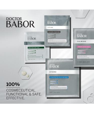 DOCTOR BABOR HydroRX 3D Hydro Gel Face Mask - Hyaluronic Acid Moisturizing Anti-Aging Vegan Formula - Buy Online on GoSupps.com