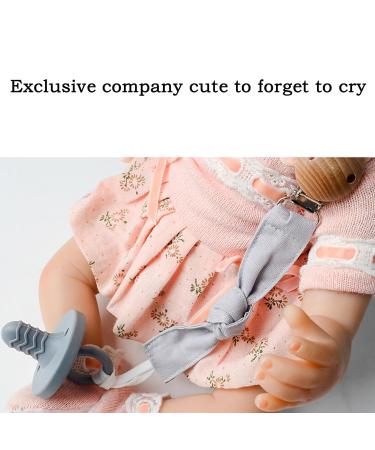 Personalized 2-Part Pacifier Chain for Boys & Girls | Cotton Baby Pacifier Clip | Customized Name | Green & Pink Design - Buy Online on GoSupps.com