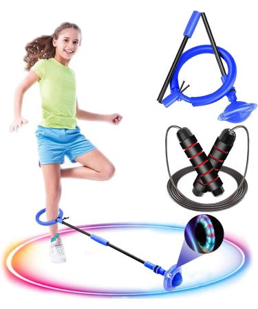 Children's Flashing Jump Ring & Swing Wheel - Sport Jumping Ball with Light for Outdoor Fun | Fat Burning Game for Kids & Adults - Buy Online on GoSupps.com