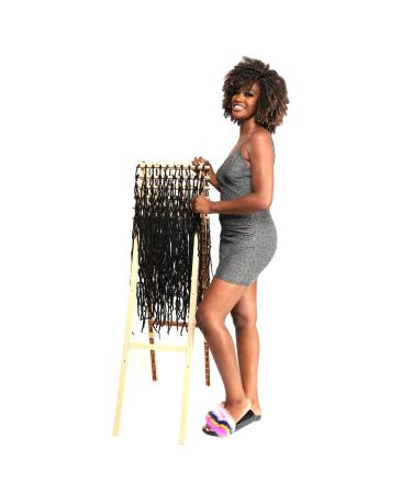 Laflare Braid Rack 120 Spools  2-Sided Braiding Hair Stand Organizer - Versatile Extension Holder