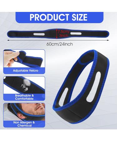 Adjustable Anti-Snoring Chin Strap Breathable Stopper for Men & Women - Buy Online on GoSupps.com