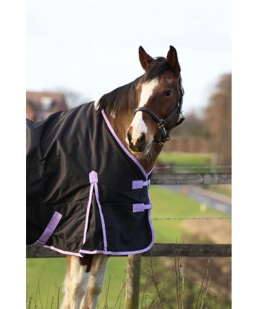 JUMP EQUESTRIAN 50G FILL HORSE TURNOUT RUG LIGHTWEIGHT STANDARD NECK HORSE RUG WATERPROOF (5'9'' BLACK) 5'9'' BLACK - Buy Online on GoSupps.com