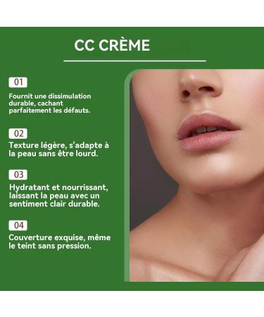 Cr me CC CHION CHIONS CC | Fondation de couverture compl te de 18G hydratante | Couverture compl te Contr le d'huile Fondation liquide imperm able longue dur e pour le maquillage - Buy Online on GoSupps.com