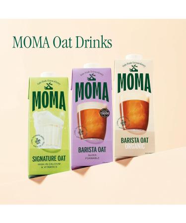 MOMA Barista Edition Lait d'avoine | 6 x 1 L | 100% v g tal v g talien | Fabriqu avec toute l'avoine pour ajouter des fibres et une saveur d licieuse | Sans sucre ajout | Boisson d'avoine - Buy Online on GoSupps.com