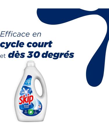 Skip Active Clean Liquid Laundry Detergent 5x37 Washes - Buy Online on GoSupps.com