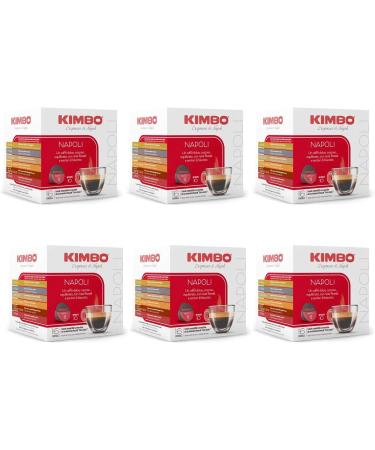  Kimbo Kimbo Napoli coffee capsules compatible with Dolce Gusto Nescaf 6 packs of 16 capsules (total 96 capsules) - Buy Online on GoSupps.com