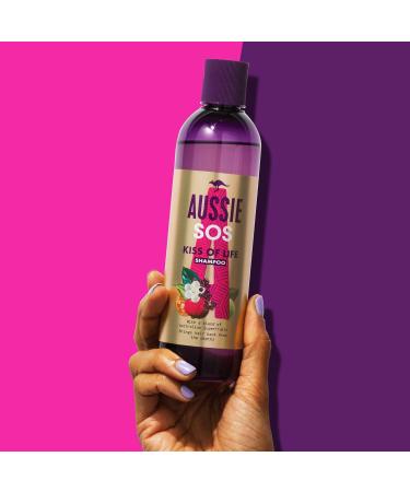 Aussie SOS Deep Repair Australian Superfruit Shampoo For Damaged Hair 490ml - Buy Online on GoSupps.com