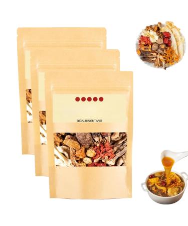 Soup Package of 11 Types of Mushrooms Dry Abalone Nutritious Mushroom Soup Bag Nutritious Mushroom and Herb Soup Set QICAIJUNGUTANG 11 Types Mushroom Soup Packets 45g/Bag (3Pcs)