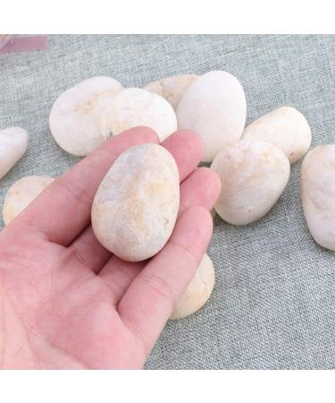Hemoton DIY Crafts Painting Rocks - 500g White River Stones for Kids Art Supplies - Buy Online on GoSupps.com