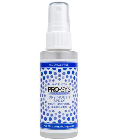 PRO-SYS® Dry Mouth Spray, Alcohol-Free, Sugar-Free, Mild Mint, 2 fl. oz. – 1 Bottle