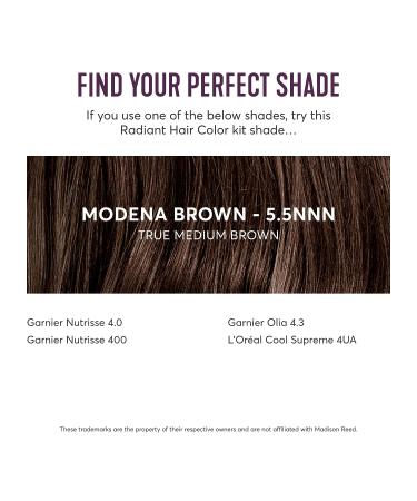 Madison Reed Radiant Hair Color Kit - Modena Brown 5.5NNN, Shades of Black - Pack of 1 - Buy Online on GoSupps.com