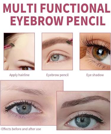 Home Eyebrow Care Kit 4d Laminated Multifunctional Realistic Eyebrow Brush Kit 4D Hair Stroke Brow Stamp Brush (Color : Taupe*2) - Buy Online on GoSupps.com