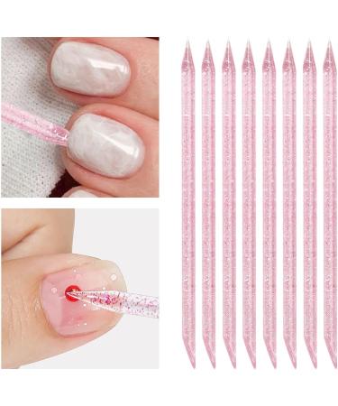 Lencyh Cleaning Cuticle Stick 2-in-1 Multi-Purpose Colorful Nail Cuticle Pushers Portable Cuticle Tools for Makeup Beginners Beauty Lovers - Buy Online on GoSupps.com