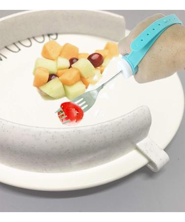 Senior Helper Dishes - Essential Food Protection Accessories for Parkinson s & Disabled Individuals - Daily Assistance for Plates Spoons & Forks - Buy Online on GoSupps.com