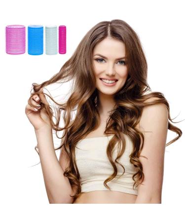 Anezus 60 Pcs Self-Grip Hair Rollers Set with Clips - Hair Curlers for Men and Women - Buy Online on GoSupps.com