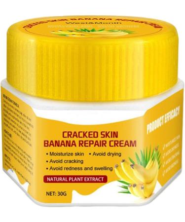  smashing smashing Chapped Feet Repair Cream | Banana Foot Repair Skin Healing Moisturizing 30g Chapped Heel Moisturizer Foot Repair for Removing Dead Skin - Buy Online on GoSupps.com