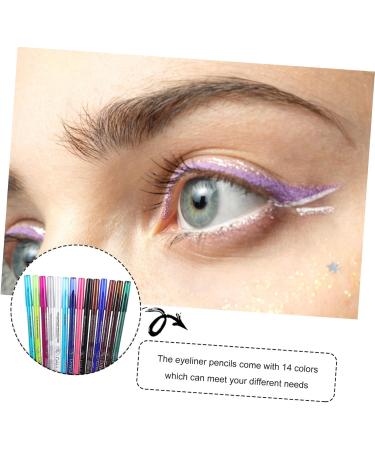 Mikinona 14pcs Eyeshadow Pencil Set Girl Eye Liner Drawing Pencil Cosmetic Accessories Eyeliner Pencil Eyeliner Drawing Pencil Makeup Eye Liner Pencil Eyeliner Drawing Tool Cosmetics Pencil - Buy Online on GoSupps.com