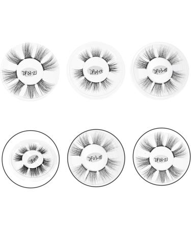POPETPOP 3boxes Fake Eyelashes Dramatic Eyelashes Costume Eye Lashes Fiber Eyelashes Eye Makeup Accessories for Girls Waterproof Eyelashes False Eyelashes Ladies Dense Chemical Fiber - Buy Online on GoSupps.com