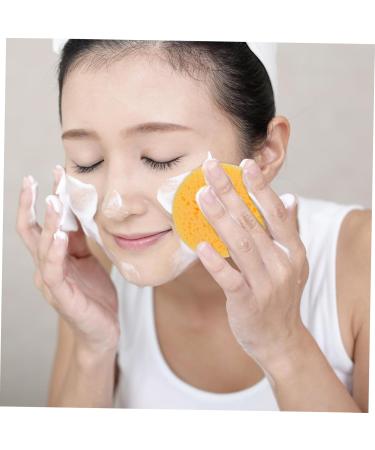 Buy NOLITOY 100pcs Face Wash Body Scrub Sponge | Makeup Powder Puff & Facial Cleaning Pads - Best Beauty Tool for Skincare - Buy Online on GoSupps.com