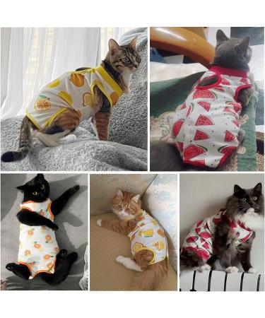 Agoumlux Katzenbody for Cat Surgery Recovery - Leak-Proof Cotton Wear in Orange Size L | After Neutering or Castration - Buy Online on GoSupps.com