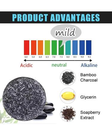 wohn&lebe 2 Pcs Pure Hair Darkening Shampoo Nutriblack Soap Nutriblack Gray Hair Shampoo White Hair Beard Shampoo Men Hair Darkening Shampoo Bar Soap Cover Nutriblack Gray Hair - Buy Online on GoSupps.com