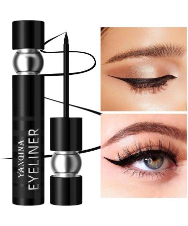 Black Eyeliner Matte Waterproof Liquid Eyeliner Black - Long-Lasting Smudge Proof Eyeliner Pencils Eye Liner Liquid Makeup for Women Girl Eye Makeup Lasts All Day Rowces - Buy Online on GoSupps.com