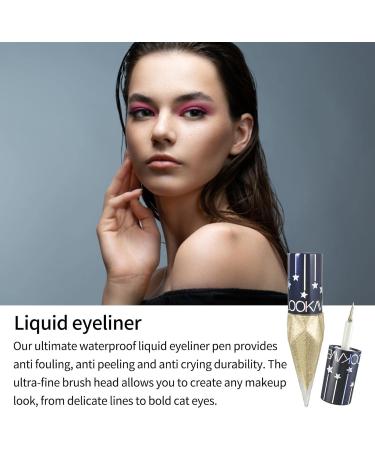 Eyeliner Pencil | Shiny Eyeliner Liquid | Long Lasting Waterproof Sparkling Eyeliner Eyeshadow for Women Girls Festival Uaxiu 4 - Buy Online on GoSupps.com