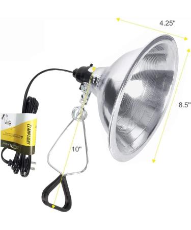 150W Ceramic Heat Bulb Set for Reptiles - Includes Clamp Light, Thermostat, and Thermometer - Buy Online on GoSupps.com